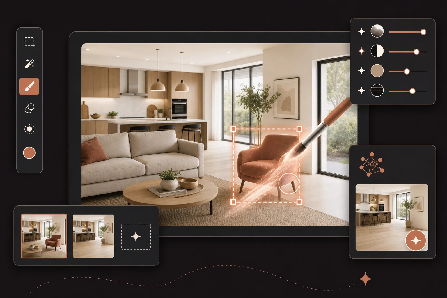 A full studio, not just one-click presets